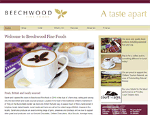 Tablet Screenshot of beechwoodfinefoods.com